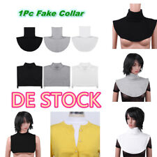 DE Damen Krageneinsatz Abnehmbare,Blusenkragen Rollkragen Einsatz Falsche Kragen