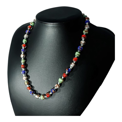 Murano glas halskette multi - glas,