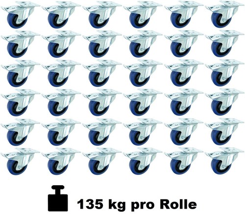 36x 100 blue wheels - 36x, sl