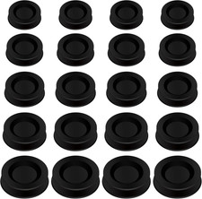 20 Stück Schwarzem Kunststoff