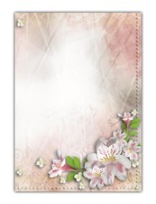 Motiv briefpapier blumen - motiv-briefpapier,