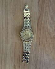 Herren Armbanduhr Gold | Iced Out | Neu & Ungetragen | Strass | Luxus Look