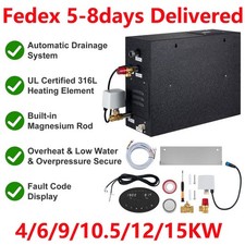 6/9/12/15KW Dampfbadgenerator STEAM GENERATOR SAUNA BATH Hause SPA Dampferzeuger