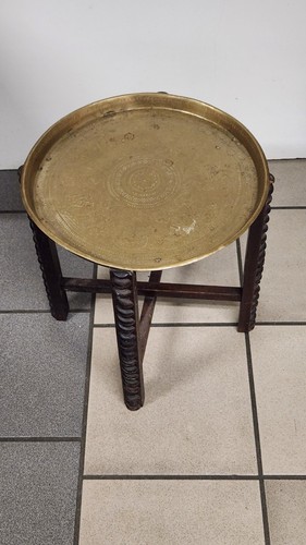 Antik maurischer messingtisch - antik,