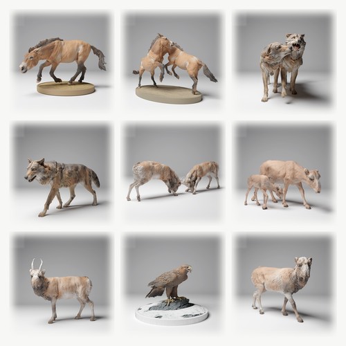 Tiere aus asien - tiere, tierfiguren