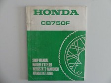 Honda CB 750 F Zusatz zum Werkstatthandbuch Reparaturanleitung Handbuch 1980