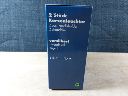 2kerzenleuchter versilbert - 2kerzenleuchter,