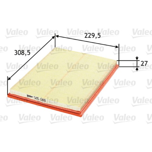 Luftfilter valeo 585088 für - luftfilter,