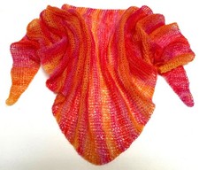 Handgestricktes Tuch