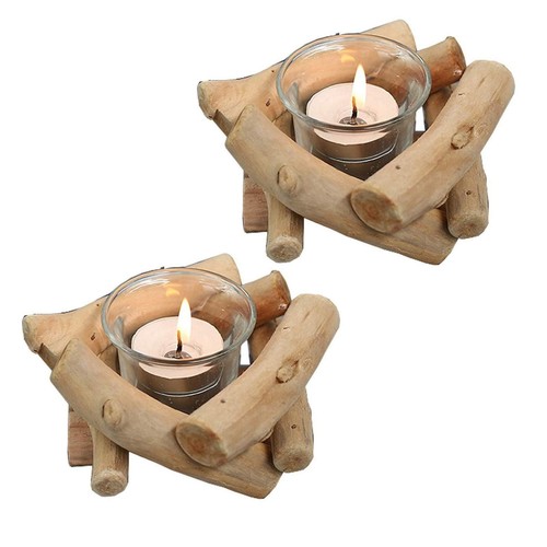 Rustikale kerzenständer - rustikale,