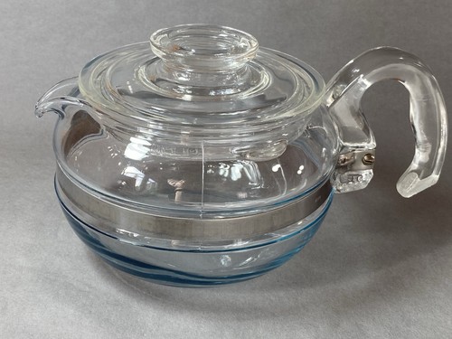 Pyrex vintage glas teekanne - pyrex,