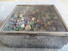 Alte Brand Zwiebackvitrine mit