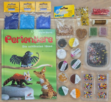 Konvolut Basteln Perlentiere Buch Ingrid Moras und Perlenvorrat