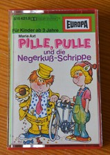 Hörspielkassette PILLE, PULLE UND DIE NEGERKUß-SCHRIPPE (Europa) MC Maria Axt