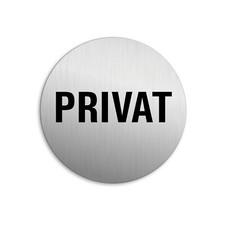 Schild privat mm - privat, Ø