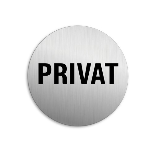 Schild privat mm - schild,