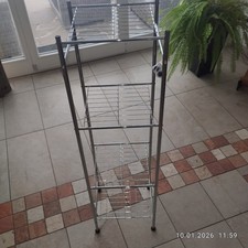 Metall Regal Schmal Chrom mit