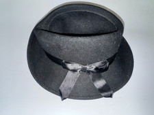 Damen Hut - Elegant mit Schleife - Innen Ø 17 cm - schwarz