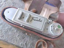 Franka Rollfilmkamera Klappkamera mit Cenei Filter + original Ledertasche