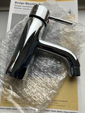 Design Waschbecken-Armatur in Chrom, unbenutzt, Mr. Clever