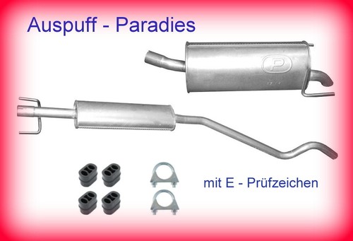 Abgasanlage auspuff für opel - auspuff,