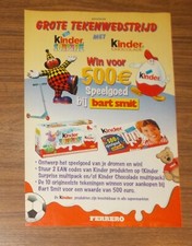 Seltene Werbung Ferrero Ü-Ei Kinder Surprise & Schokolade Bart Smit Promo 2002