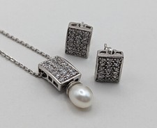 Schmuck Set 925 Silber Kette