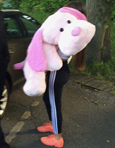 Riesiger stoff plüschhund - riesiger, &