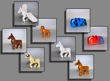 LEGO® Tiere Pferd Pferde Fohlen Pferdedecke