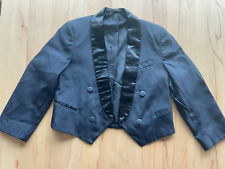 Pachinco Jungen Jacket Smoking Gr. 140 schwarz gestreift gebraucht super Zustand