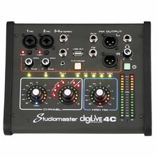 Studiomaster DIGILIVE4C 4 Eingänge Kompakt Digital Mixer 