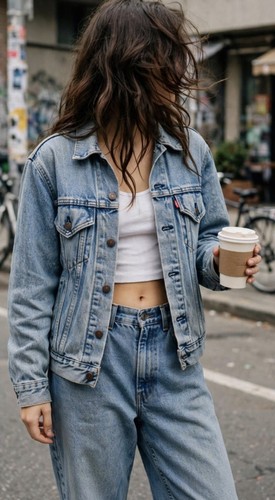 Vintage jeansjacke levi - jeansjacke, levi's
