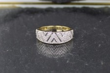 Diamantring aus 585er Gelbgold