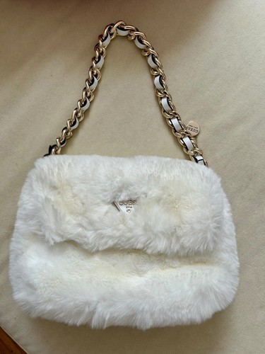 Guess schultertasche weiß mit - guess,