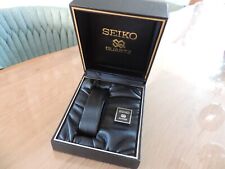 Seiko Quartz Vintage Uhrenbox / Uhrenetui - schwarz / 7A38 - 7A48 uvm.