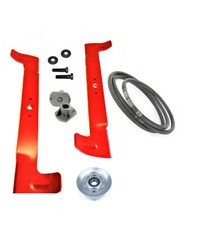 HighLift Set Messer Keilriemen Spannrolle Rasentraktor Iseki CM7014H Pro