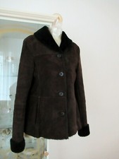 Wunderschöne Lammfell Jacke von WINDSOR gr. 36 Schokobraun + Marc Cain Buch=NEU