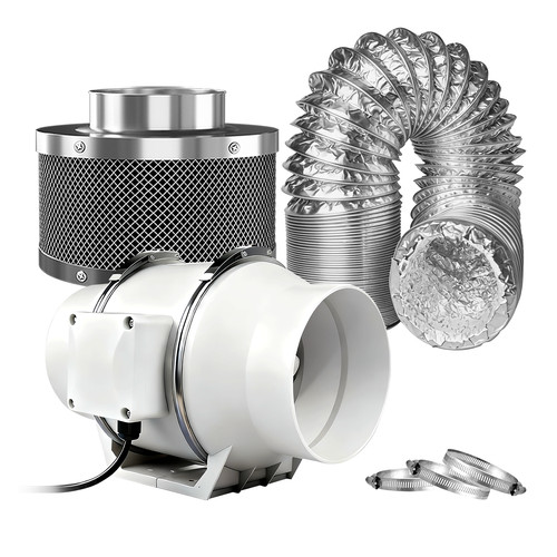 Abluft set 100mm 220 h - set-100mm, m³/h