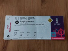 Used Ticket FIFA World Cup