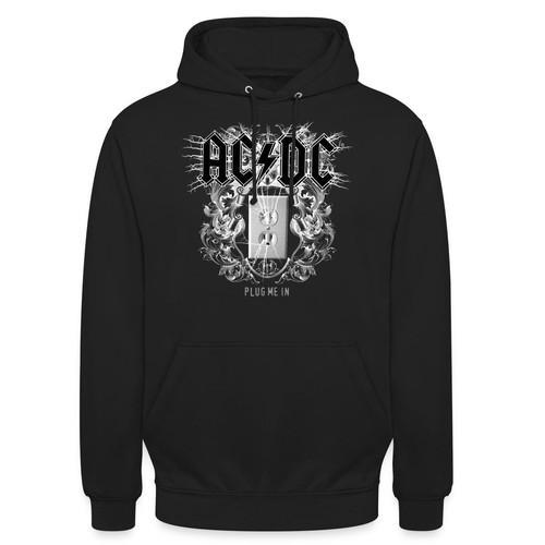 Logo plug me in - ac/dc,