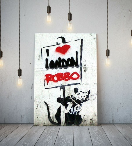 Banksy love london robbo - banksy, i