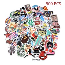 500 Stk Auto Aufkleber Set