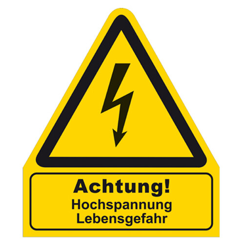 Warnzeichen achtung - achtung,