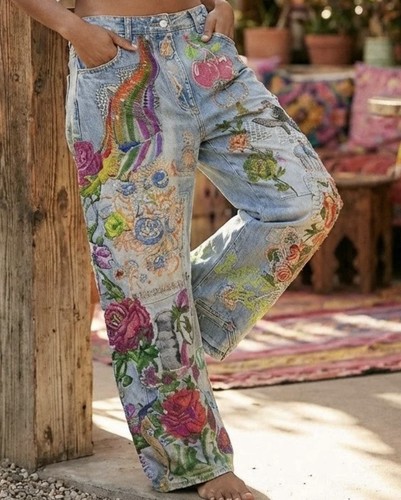 Jeans boho hippie style - boho-hippie, neu!