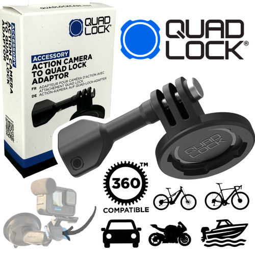Quad lock system action - system, action-cam