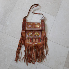 Schultertasche Hippie Handtasche Tasche Boho Tasche Umhängetasche bunt Fransen