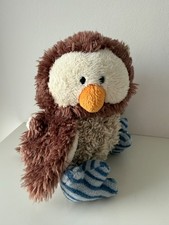 Nici Eule Oskar Oscar ca. 20 cm Stofftier Kuscheltier drehbarer Kopf Schlenker