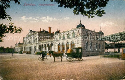 Landau isar hauptbahnhof - isar,