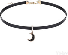 Yolev Choker Schwarz Halskette