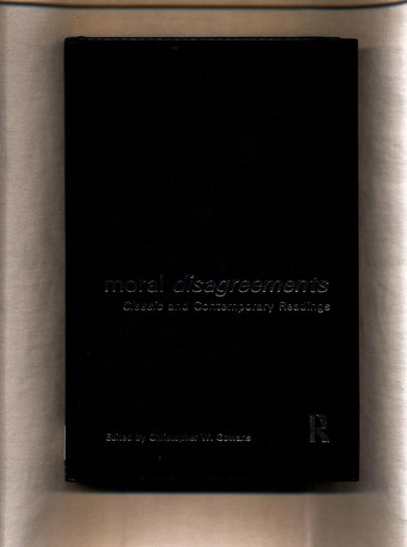 Moral disagreements classic - disagreements:,
